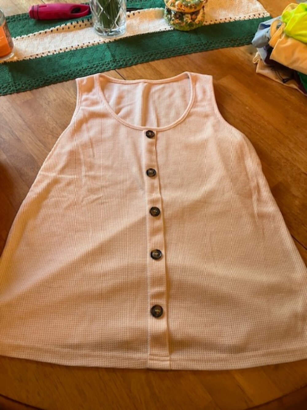 NEW Vanilla Colored Tank Top